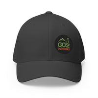 Load image into Gallery viewer, Go2Outdoors Flexfit Hat – Premium Closed-Back Outdoor Cap
