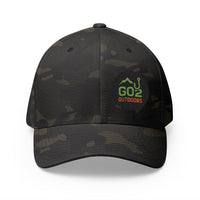 Load image into Gallery viewer, Go2Outdoors Flexfit Hat – Premium Closed-Back Outdoor Cap

