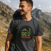 Load image into Gallery viewer, Go2Outdoors Logo Tee — Built for Everyday Adventure
