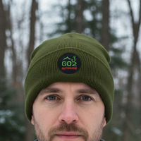 Load image into Gallery viewer, Go2Outdoors Classic Cuffed Beanie | Premium Embroidered Knit Winter Hat