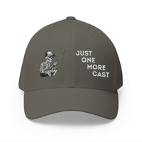 Load image into Gallery viewer, "Just One More Cast" – Flexfit Closed Back Fitted Cap