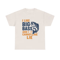 Load image into Gallery viewer, I Like Big Bass and I Cannot Lie - Funny Fishing Tee
