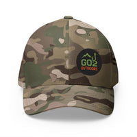 Load image into Gallery viewer, Go2Outdoors Flexfit Hat – Premium Closed-Back Outdoor Cap

