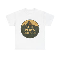 Load image into Gallery viewer, Still Plays Outside – Adventure Tee for the Young at Heart
