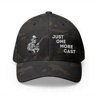 Load image into Gallery viewer, "Just One More Cast" – Flexfit Closed Back Fitted Cap