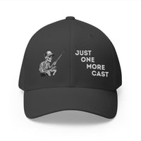 Load image into Gallery viewer, "Just One More Cast" – Flexfit Closed Back Fitted Cap